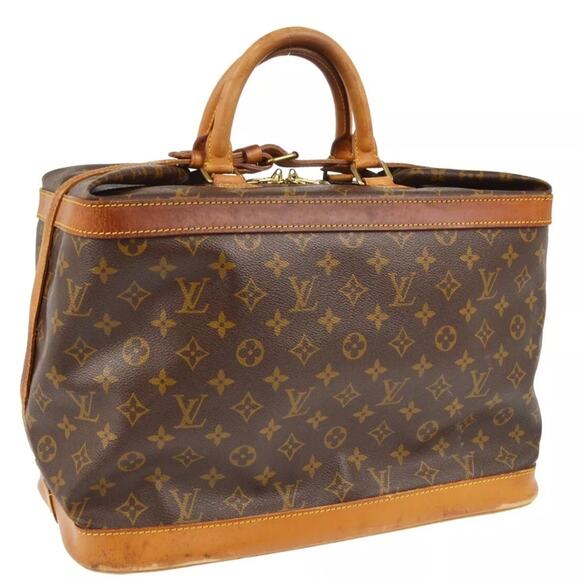 AUTHENTIC LOUIS VUITTON MONOGRAM CRUISER BAG 40 TRAVEL BAG A10973 - Picture 2 of 9